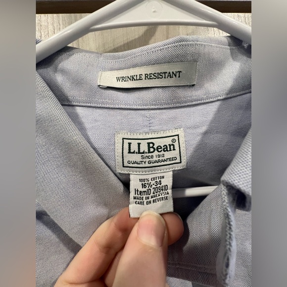 LL Bean Men’s Button Up Shirt - Picture 3 of 5